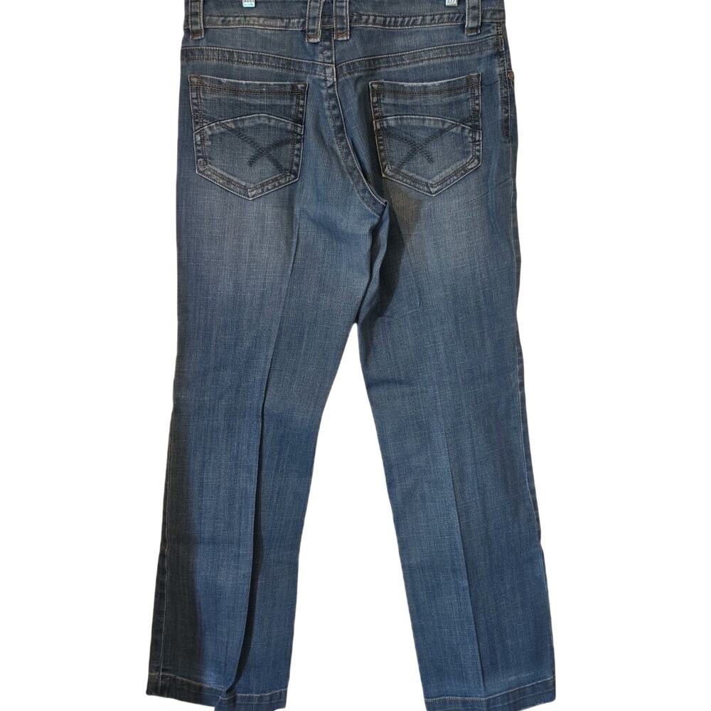 Stetson Womens Rodeo Jeans Size 12 Regular Thick Stitch Bootcut Western